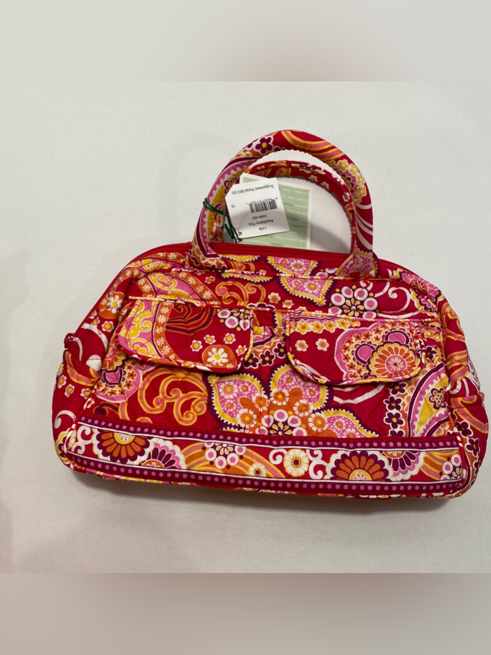 Vera Bradley Lola Satchel Bag. NWT Raspberry Fizz